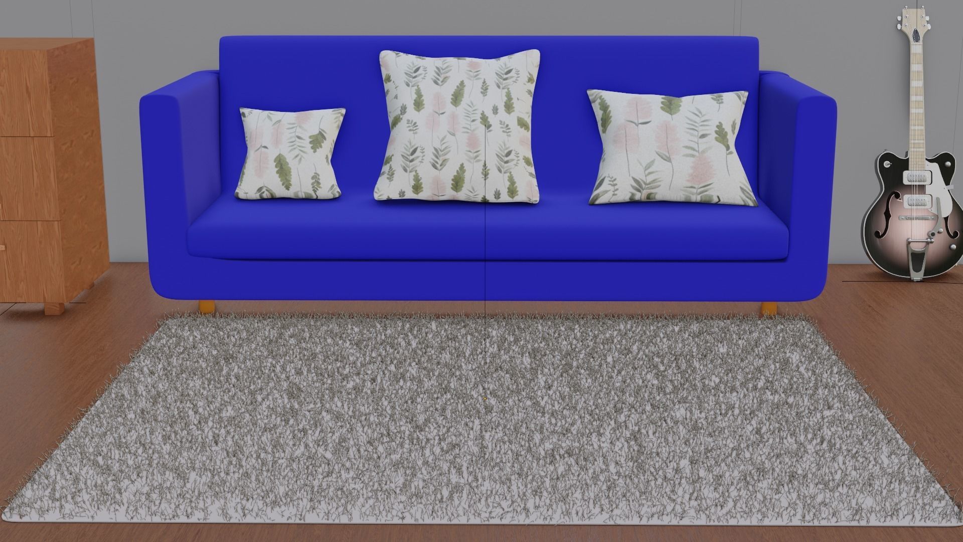 Game Room Interior 3D Model 3D model_10
