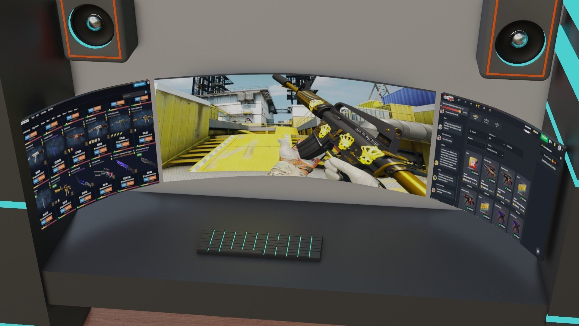 Game Room Interior 3D Model 3D model_5