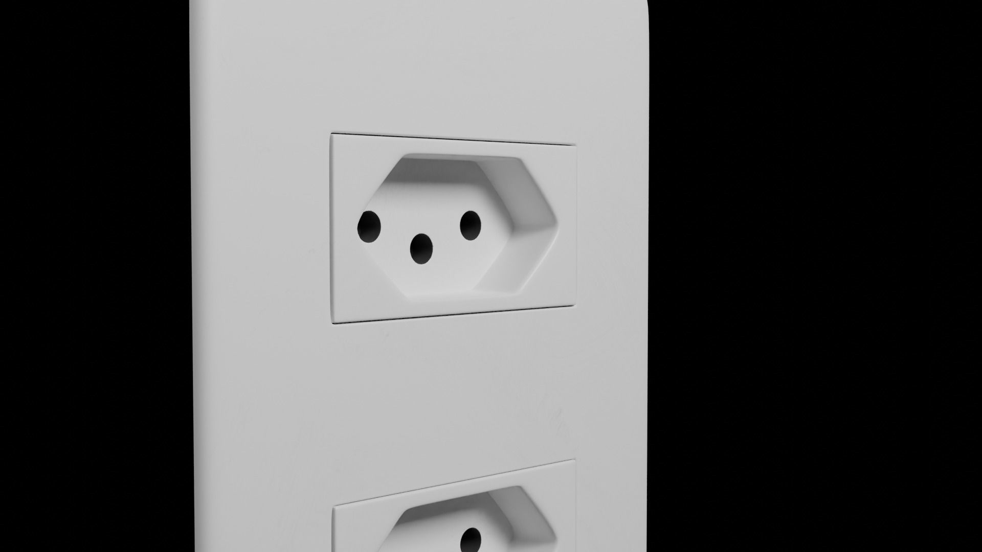 Double Brazilian Outlet 3d model 3D model_27