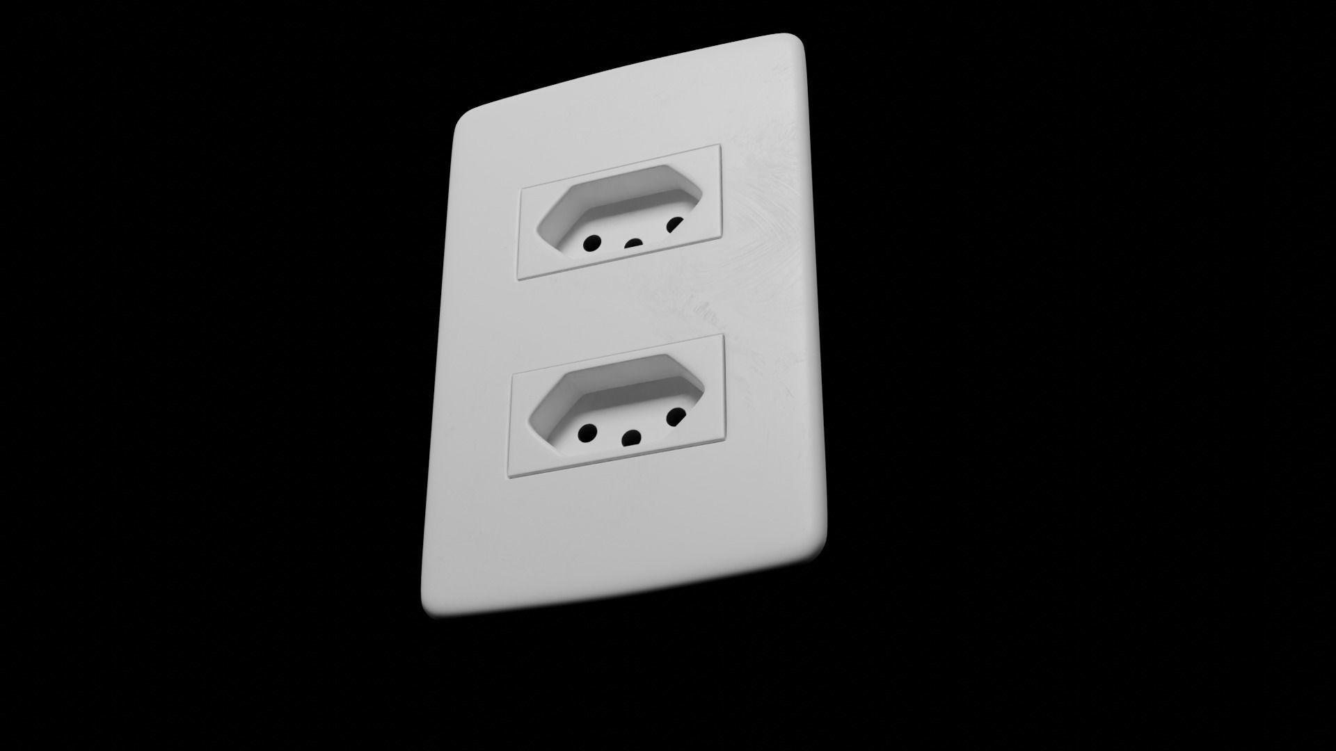 Double Brazilian Outlet 3d model 3D model_26