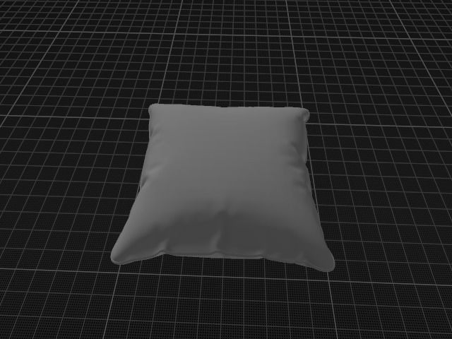  Modern Design 3D Cushion - Comfort and Style for Interiors Low-poly 3D model_2