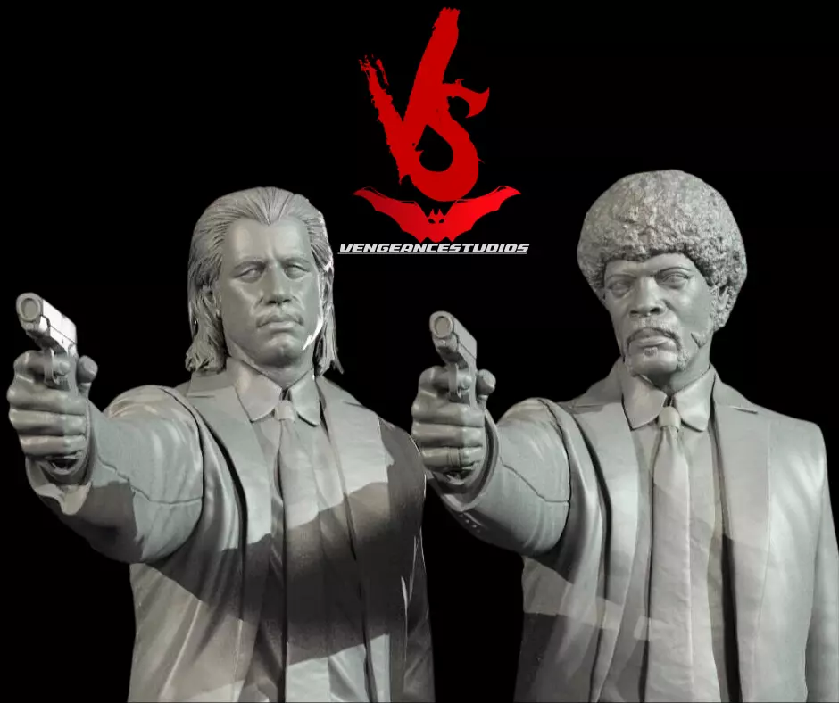 Pulp Fiction Diorama 3D print model