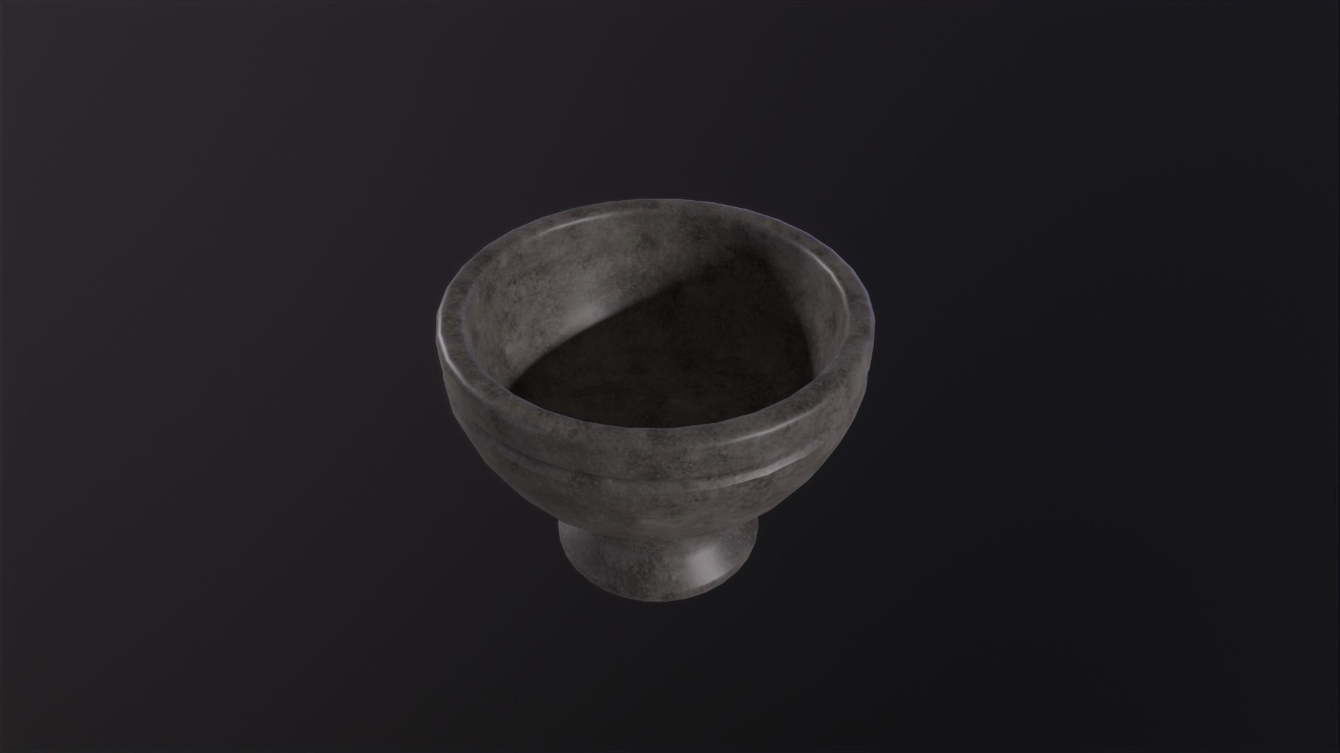 Mortar and Pestle 3D Model Low-poly 3D model_5