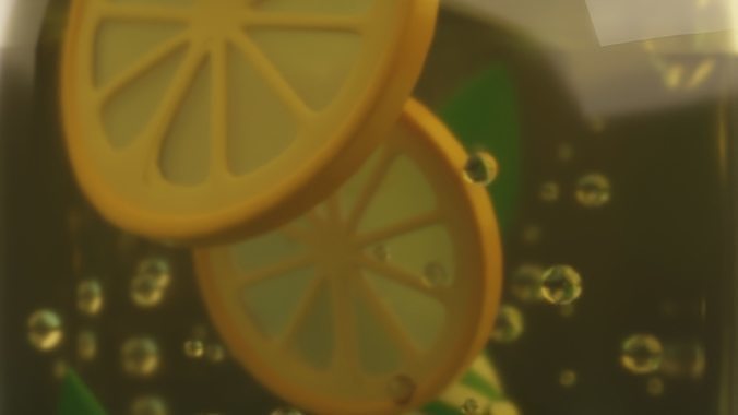 Lemon Juice Low-poly 3D model 6