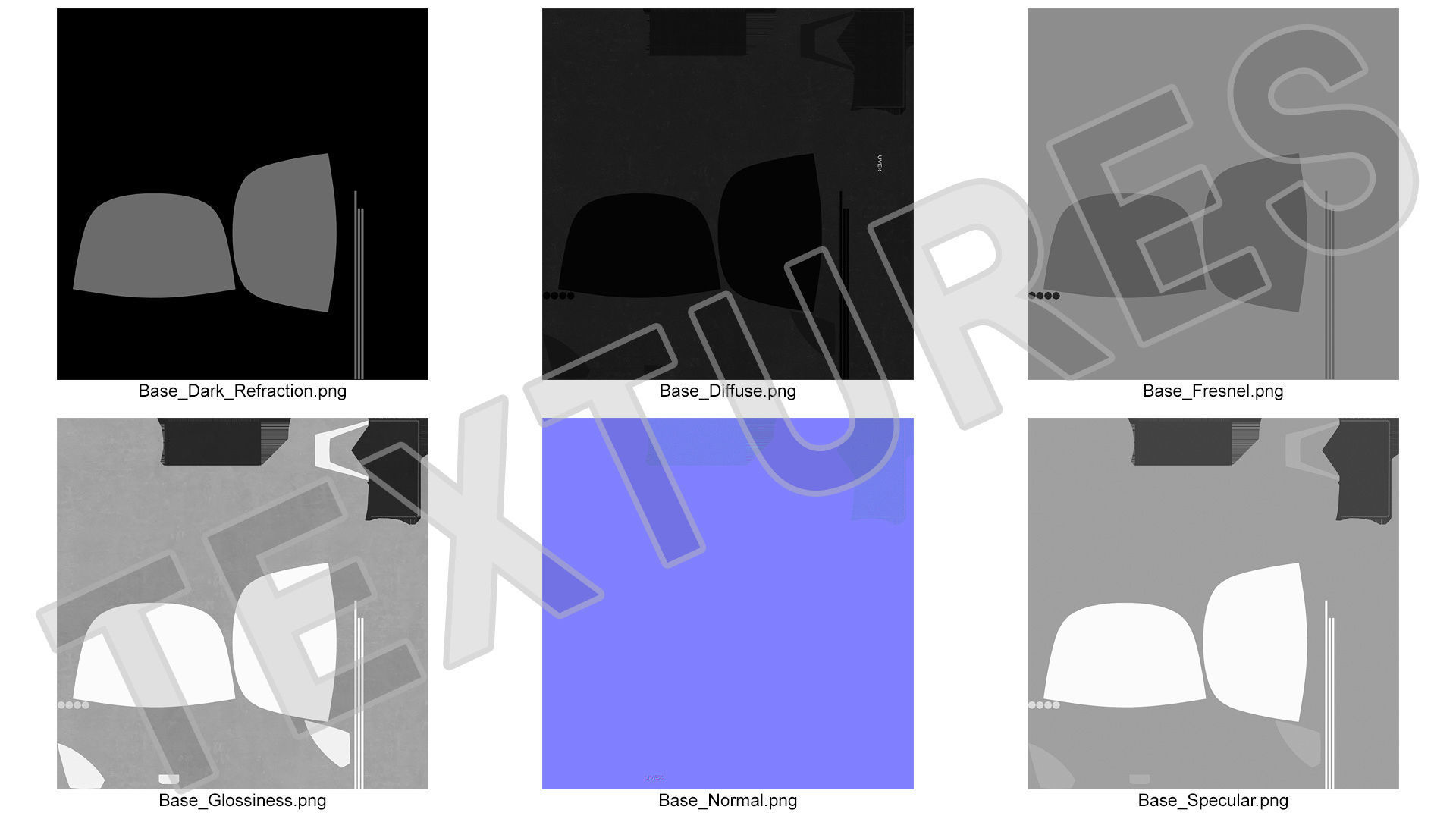 Uvex Turboshield Face Shield Dark Visor 3D model_20