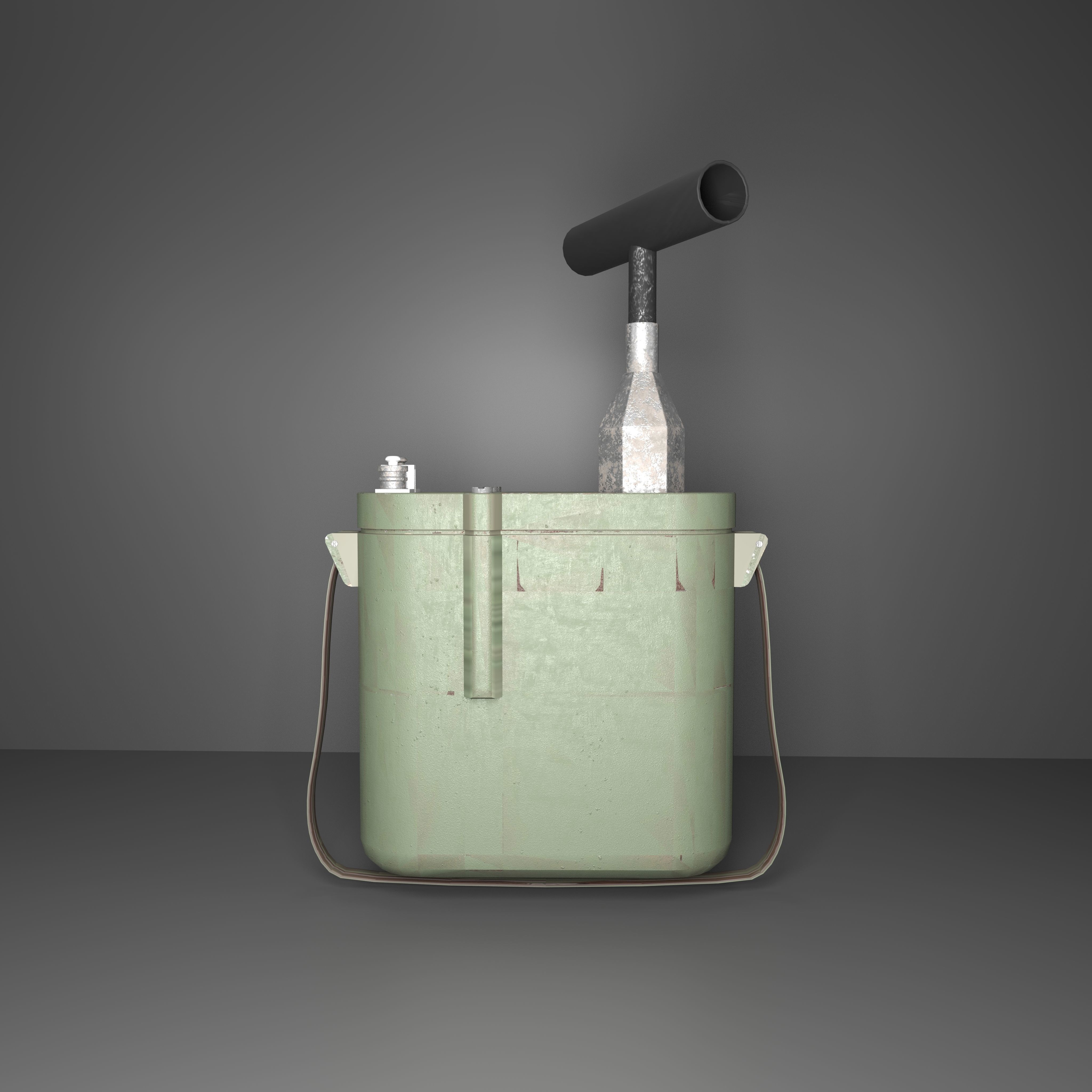 Demolition Box Low-poly 3D model_4