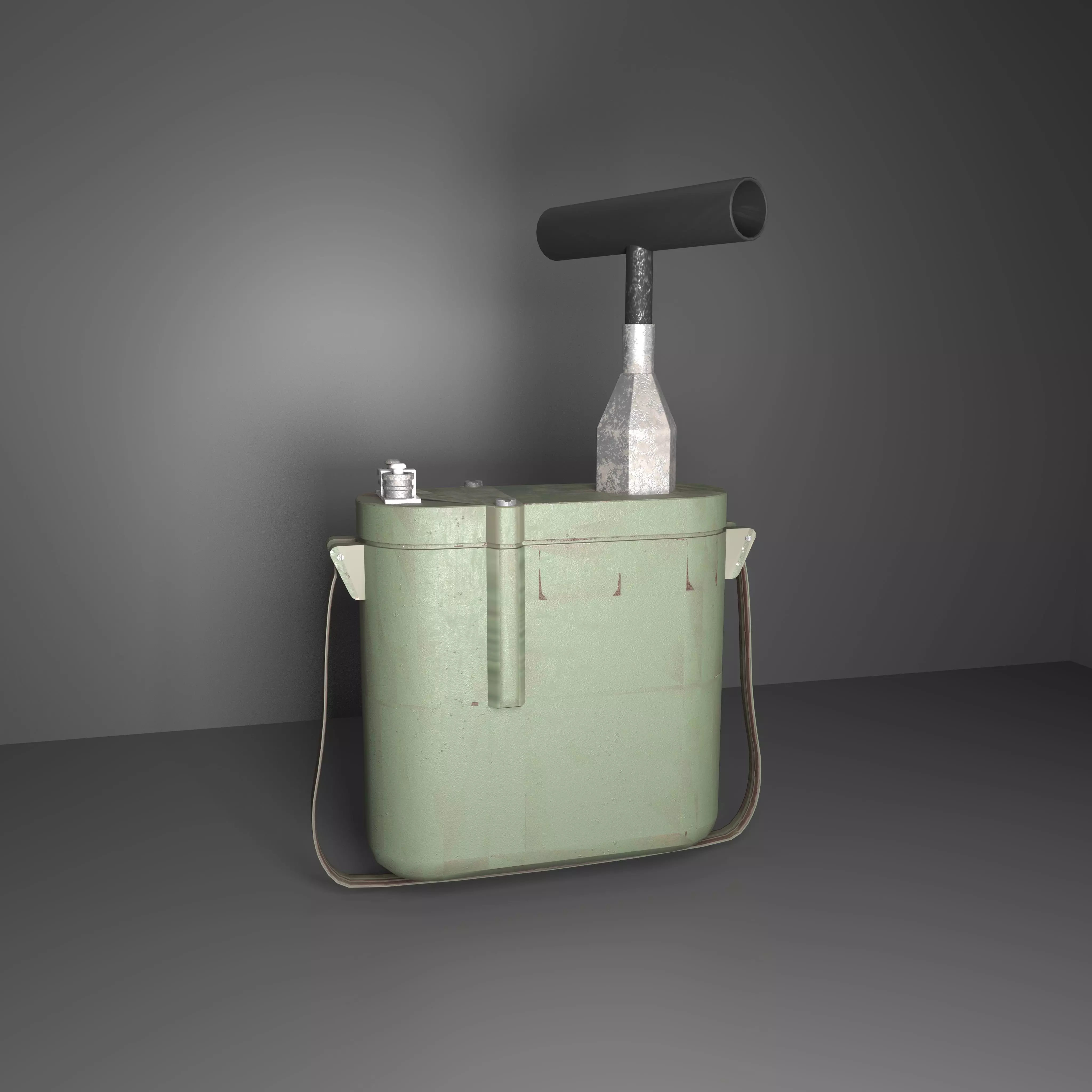 Demolition Box Low-poly 3D model_0