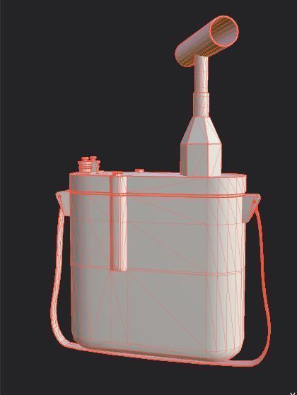 Demolition Box Low-poly 3D model_7