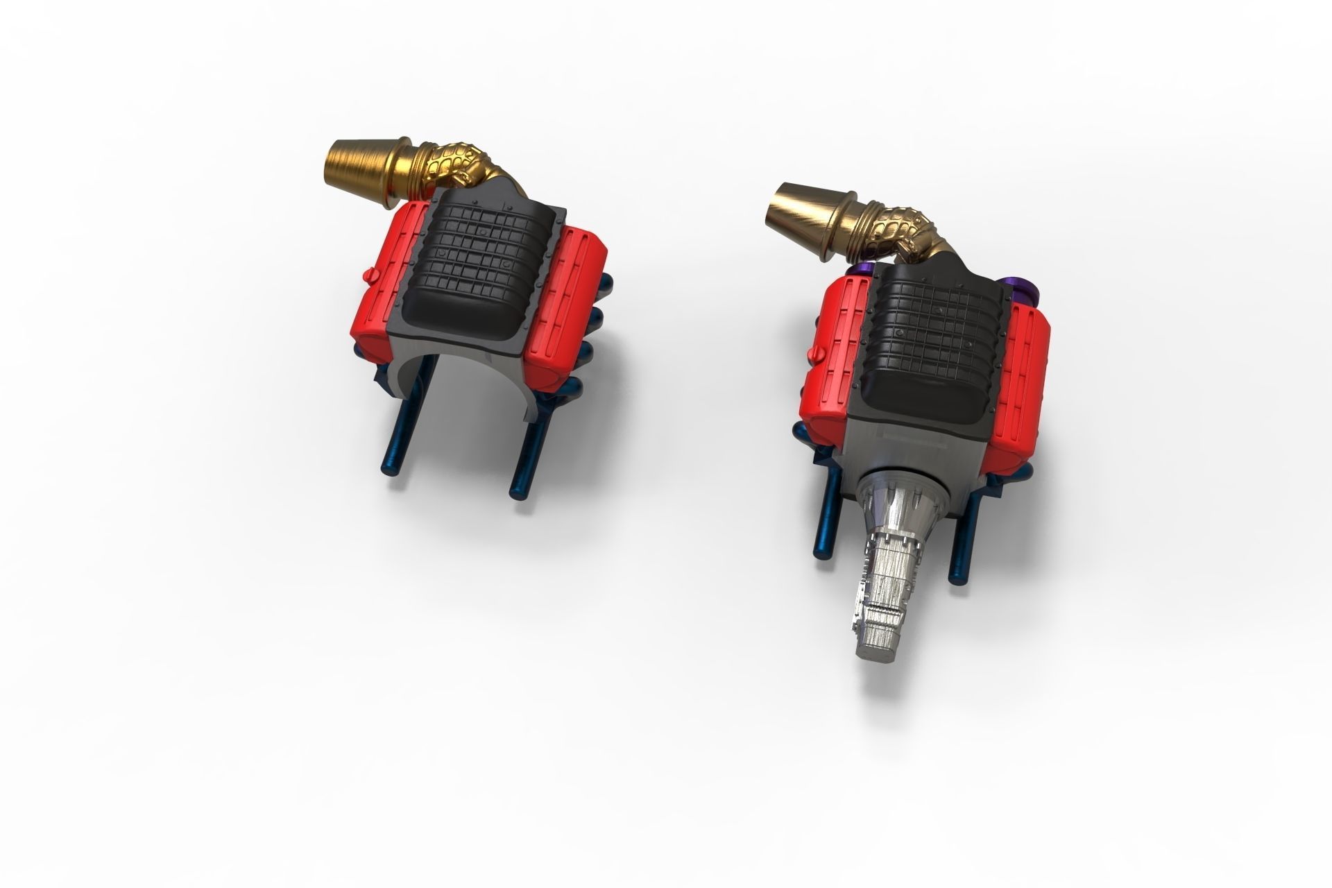 3D printable model ENGINE rccar or truck 3D print model_15