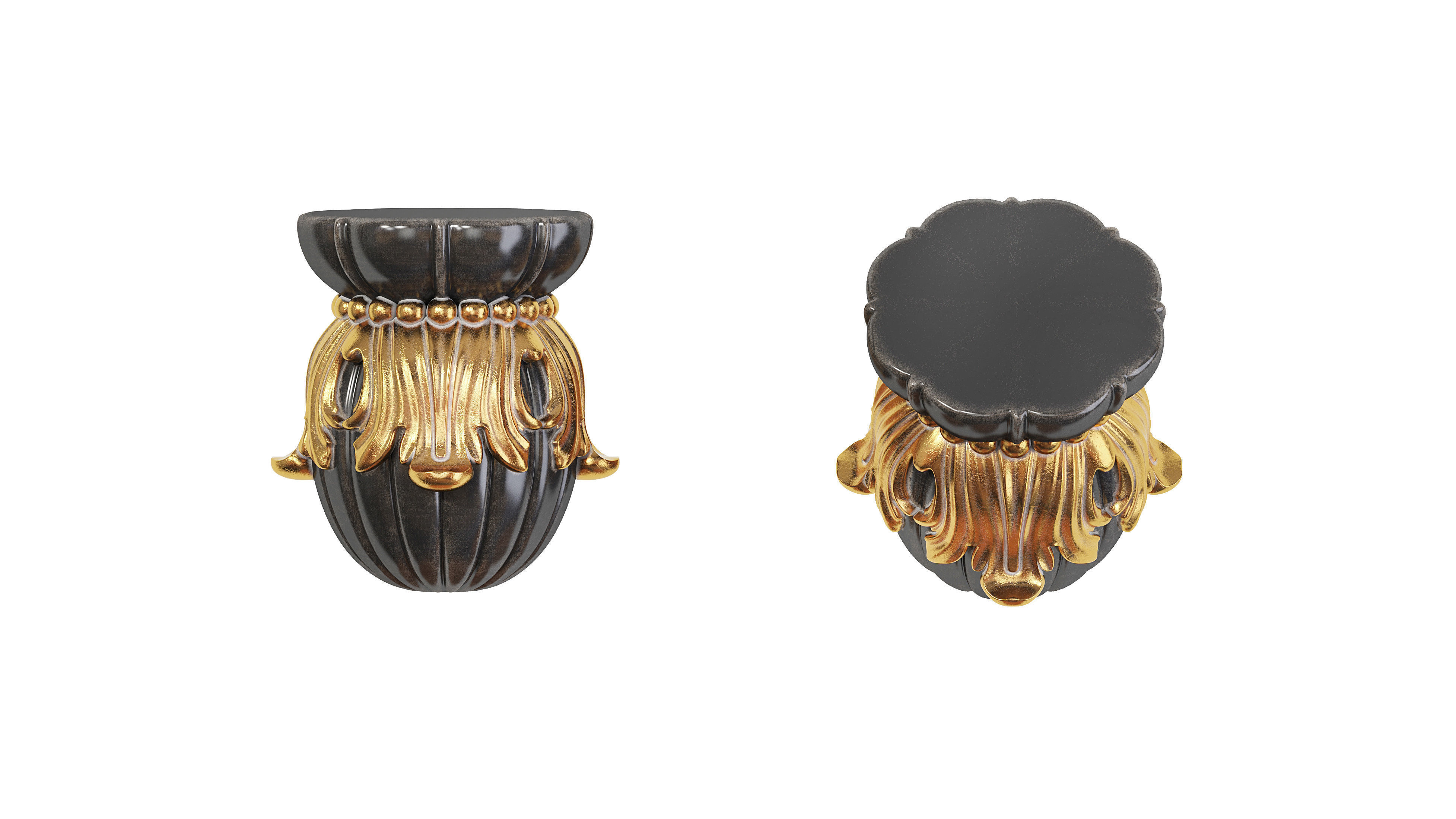 Classic leg 067 3D model_1