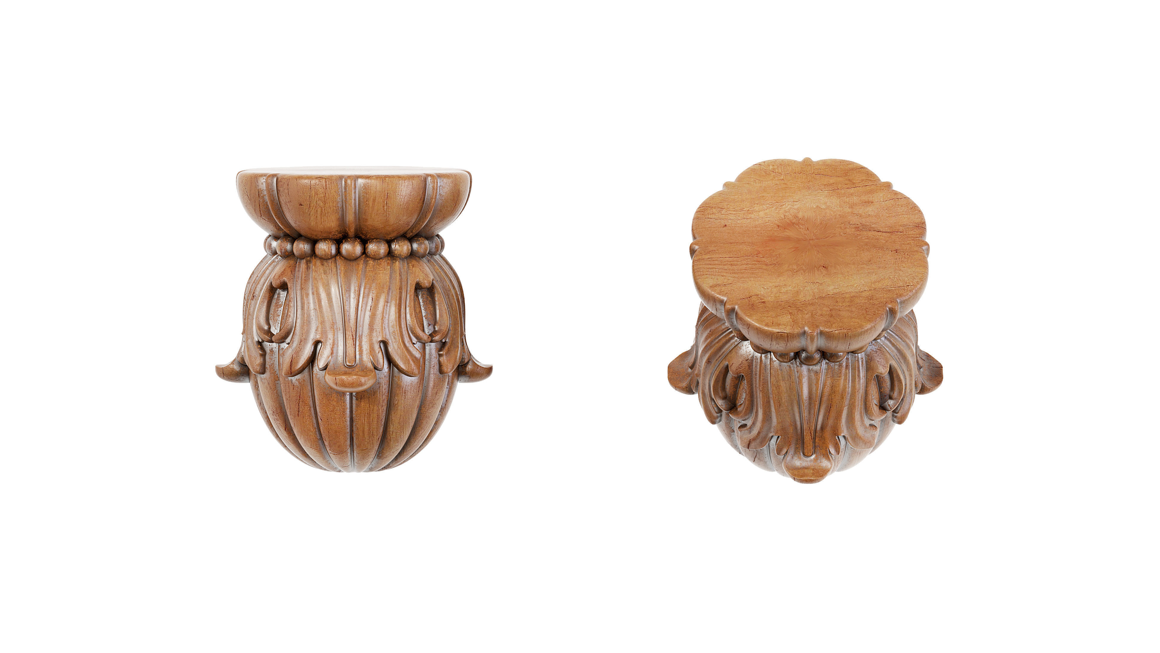 Classic leg 067 3D model_3