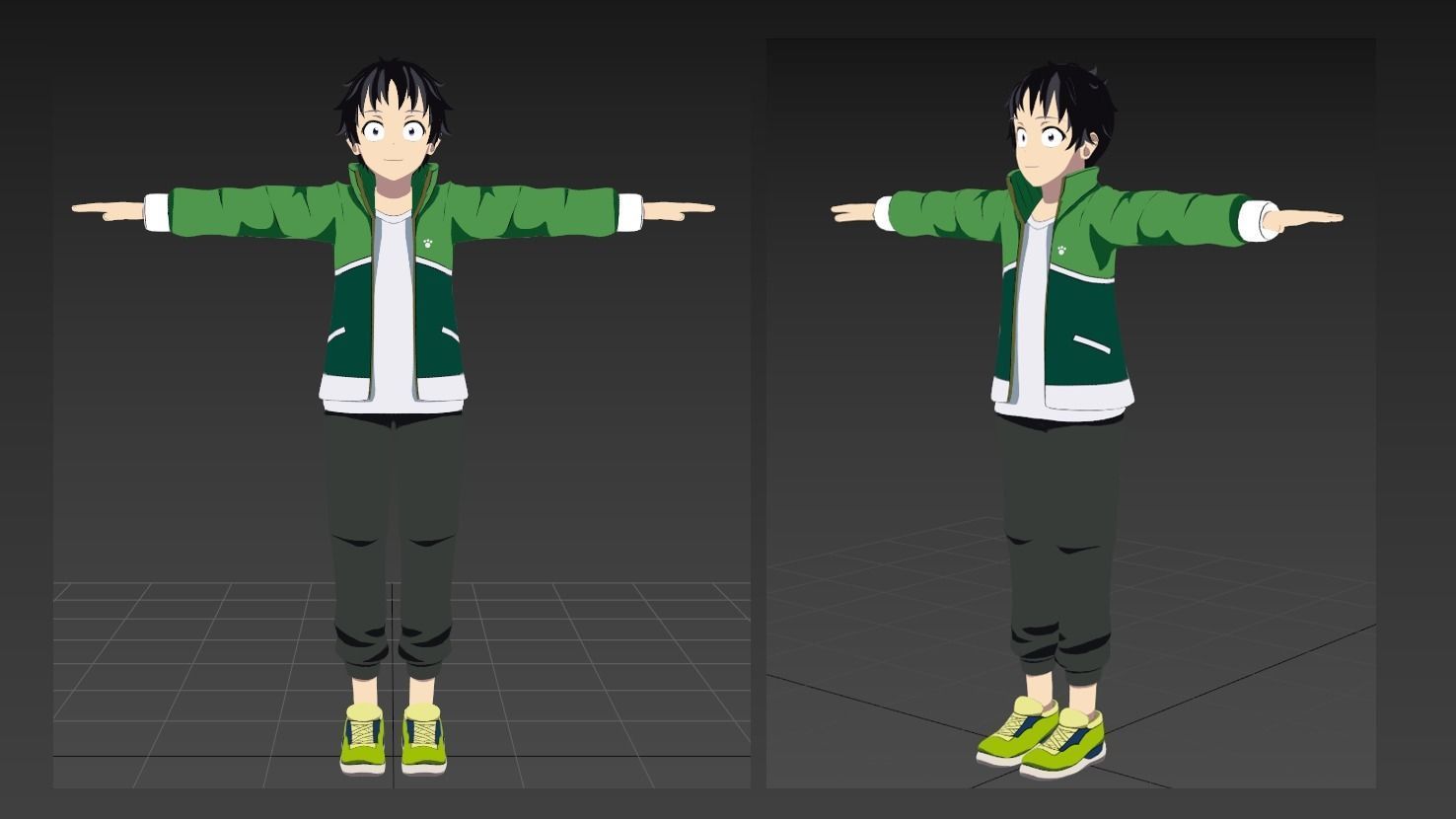 Akira zom 100 VRChat Avatar 3D model_1