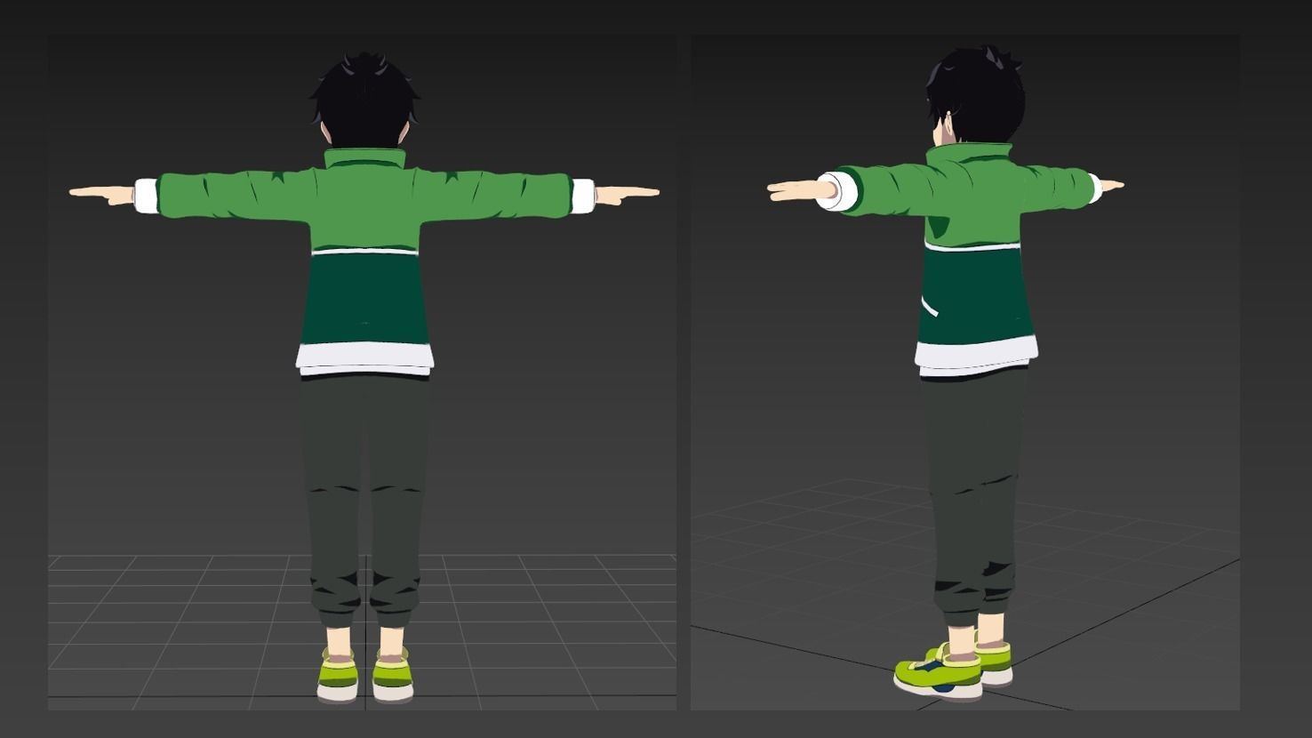 Akira zom 100 VRChat Avatar 3D model_2