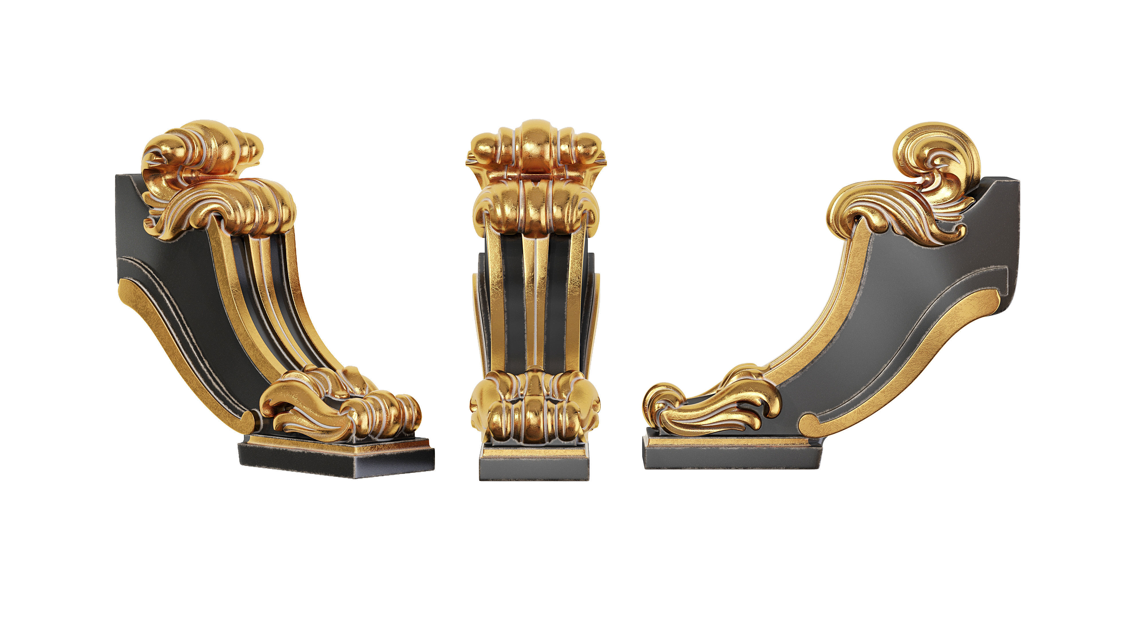Classic leg 069 3D model_1