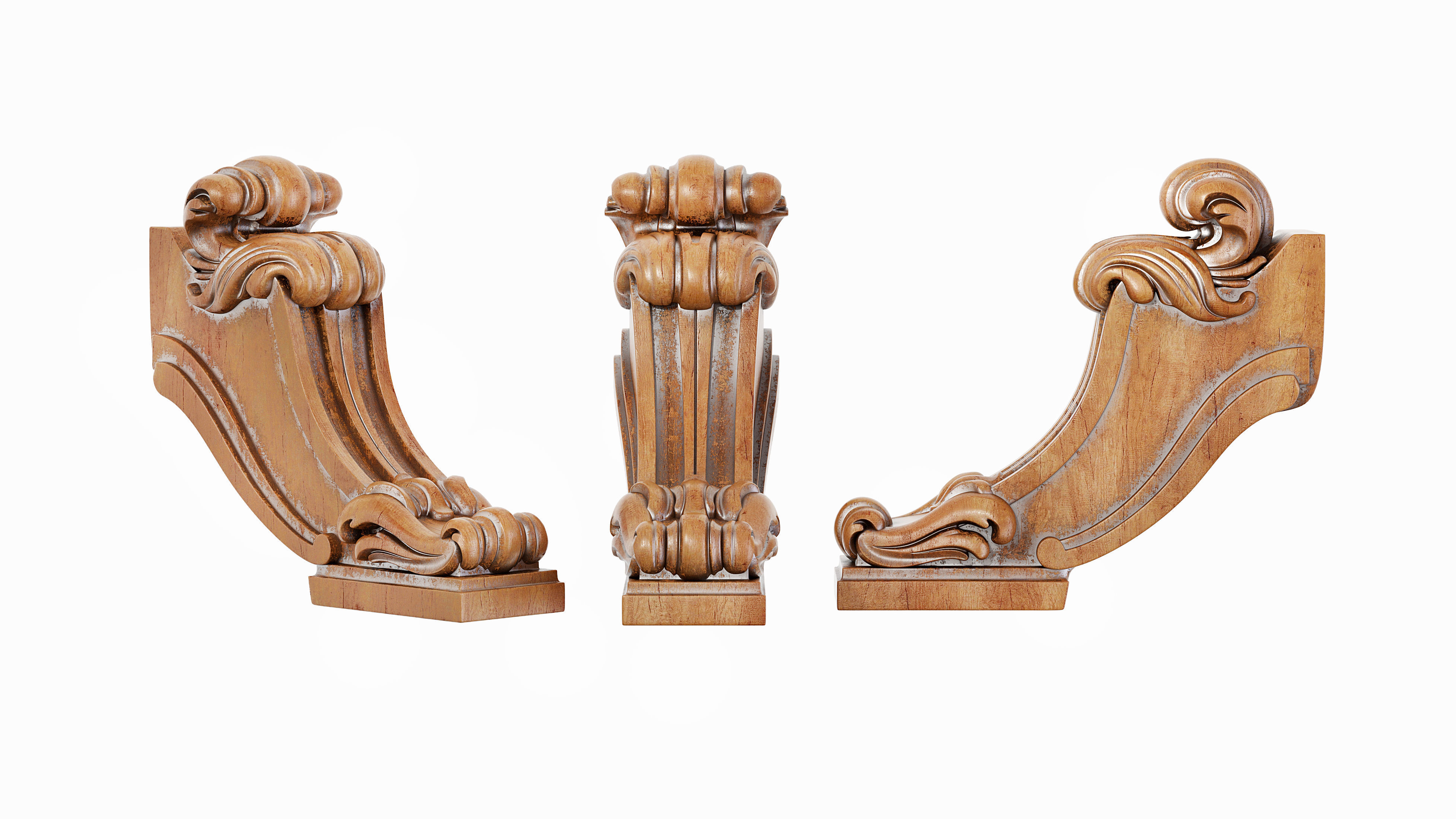 Classic leg 069 3D model_3