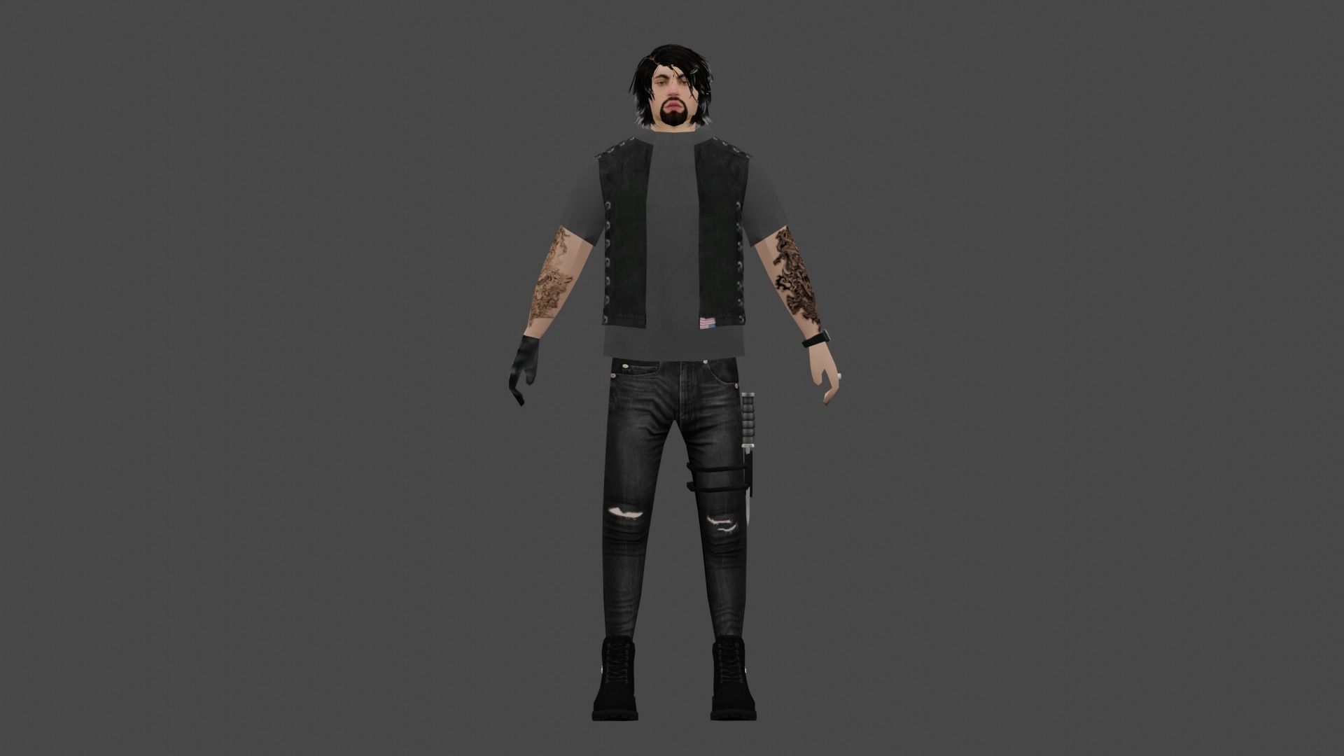 Character Motorcycle Club Texture_1