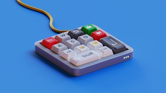 Keyboard  3D model