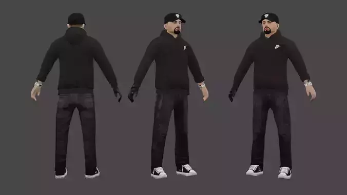 Boy with Black hoodie