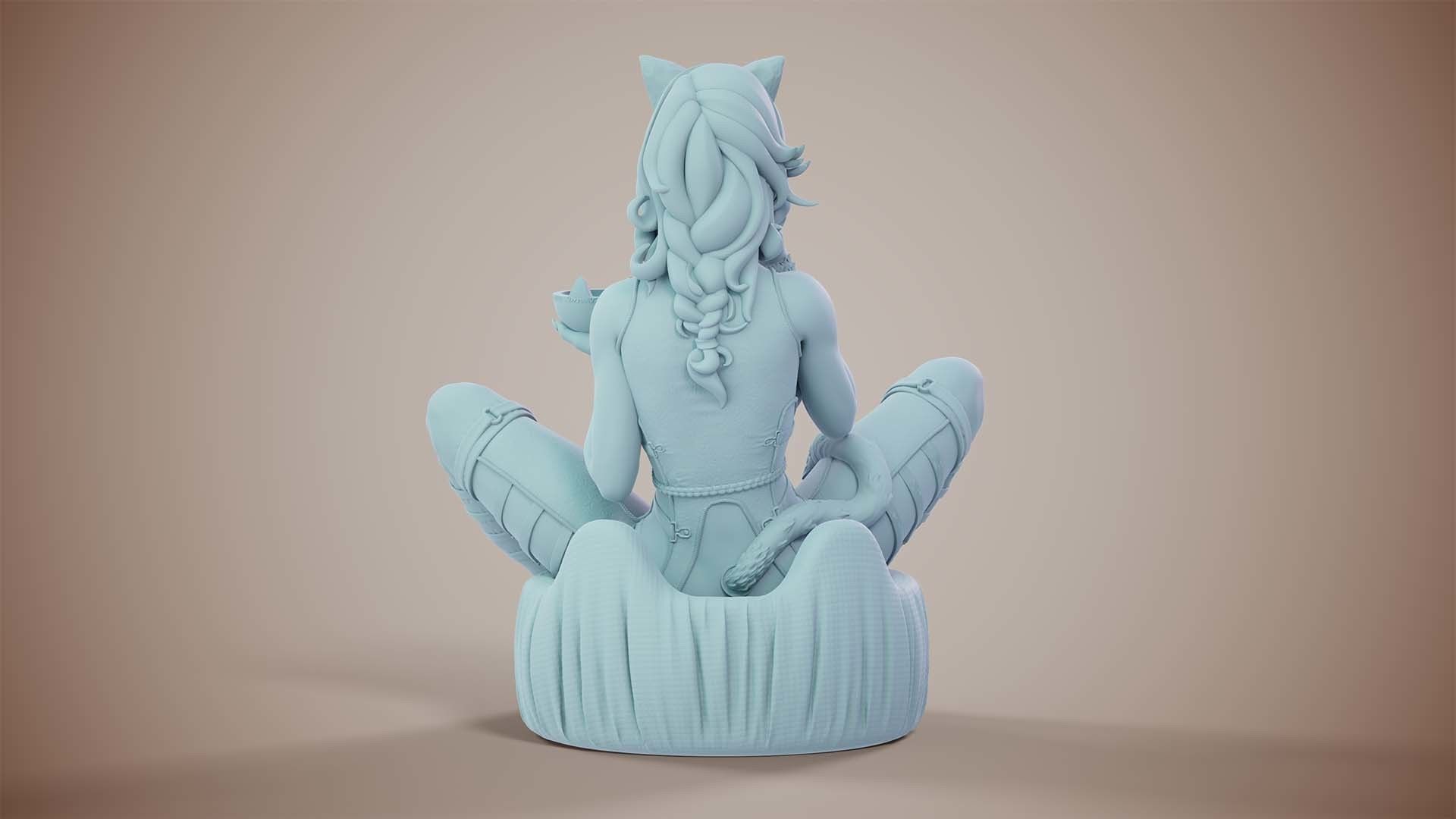 3D Print model - Mistress of kitties - c 3D print model_15