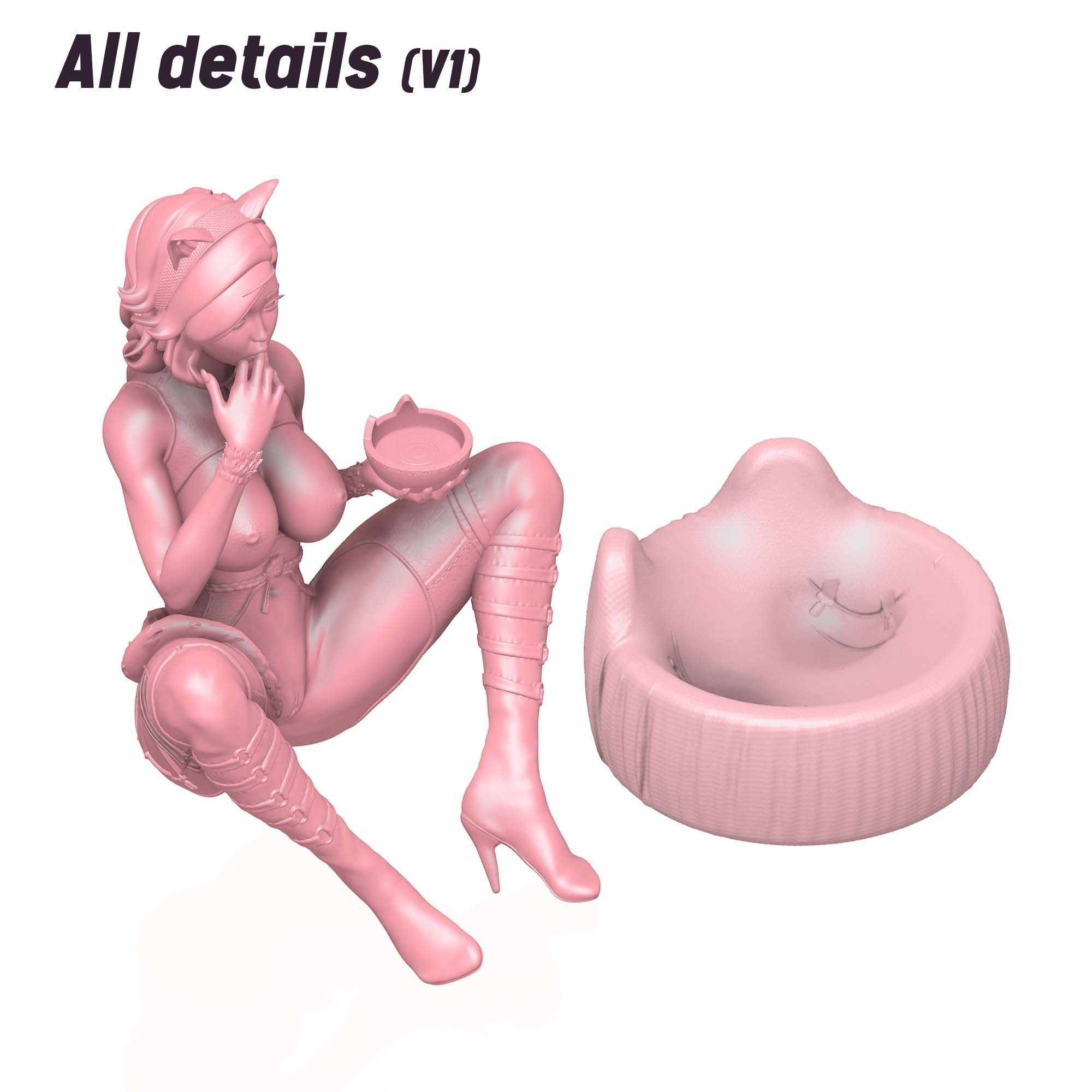 3D Print model - Mistress of kitties - c 3D print model_18