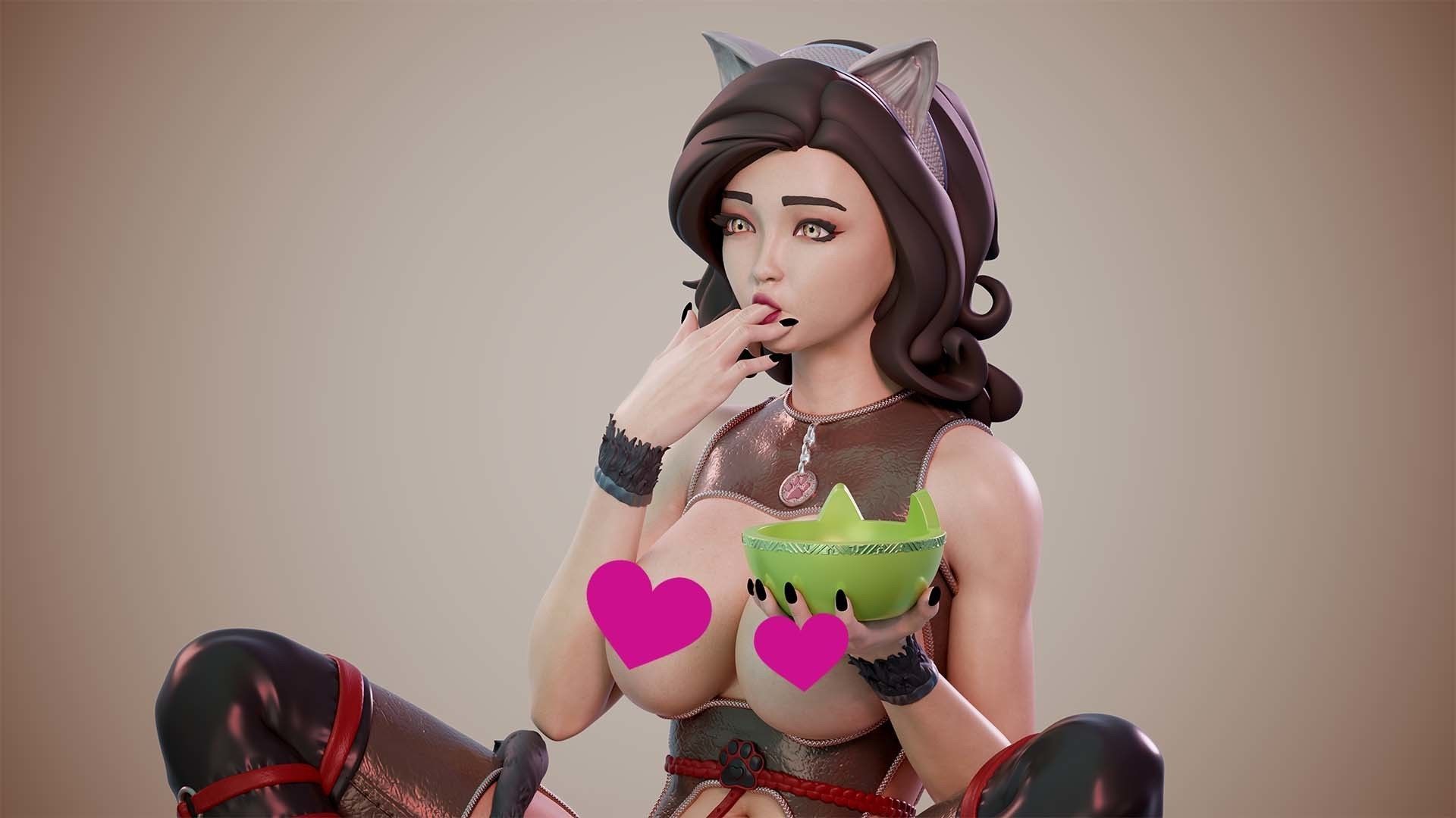 3D Print model - Mistress of kitties - c 3D print model_12