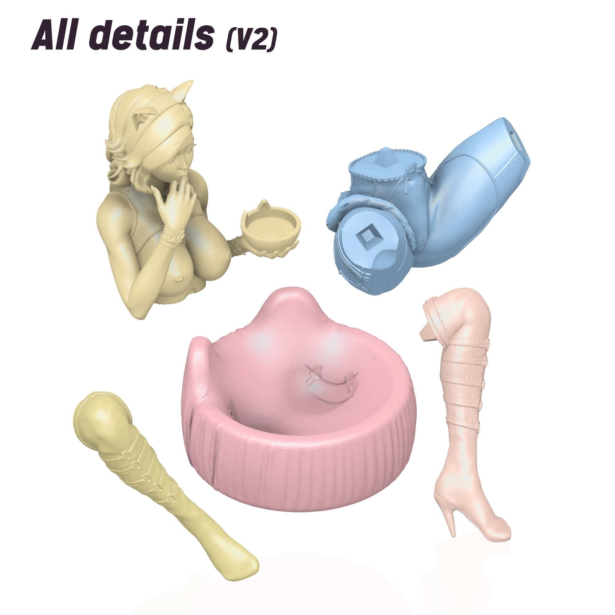 3D Print model - Mistress of kitties - c 3D print model_19