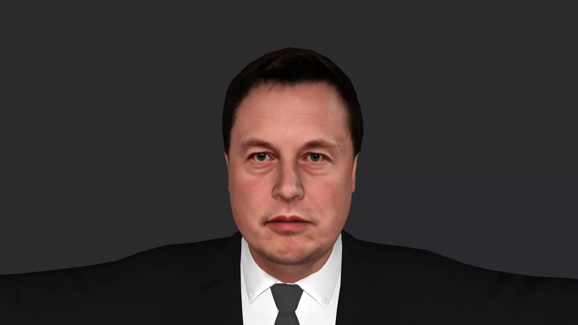 Elon Musk V1 Hyper Realistic Full Body Fully Rigged 3D Character 3D model_0