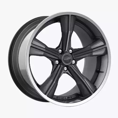 Carroll Shelby Wheel  CS11 Wheel Gloss Gunmetal With Polished 