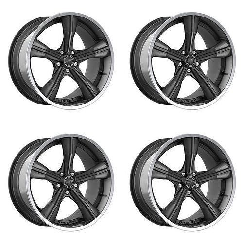 Carroll Shelby Wheel  CS11 Wheel Gloss Gunmetal With Polished  Low-poly 3D model 3