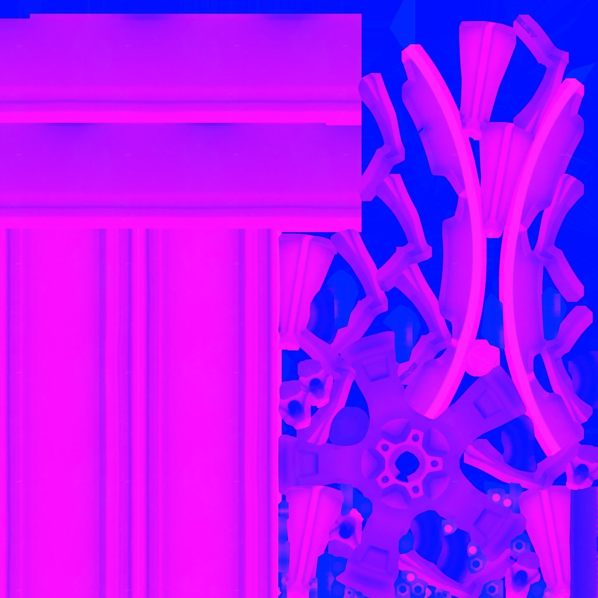 Carroll Shelby Wheel  CS11 Wheel Gloss Gunmetal With Polished  Low-poly 3D model_14