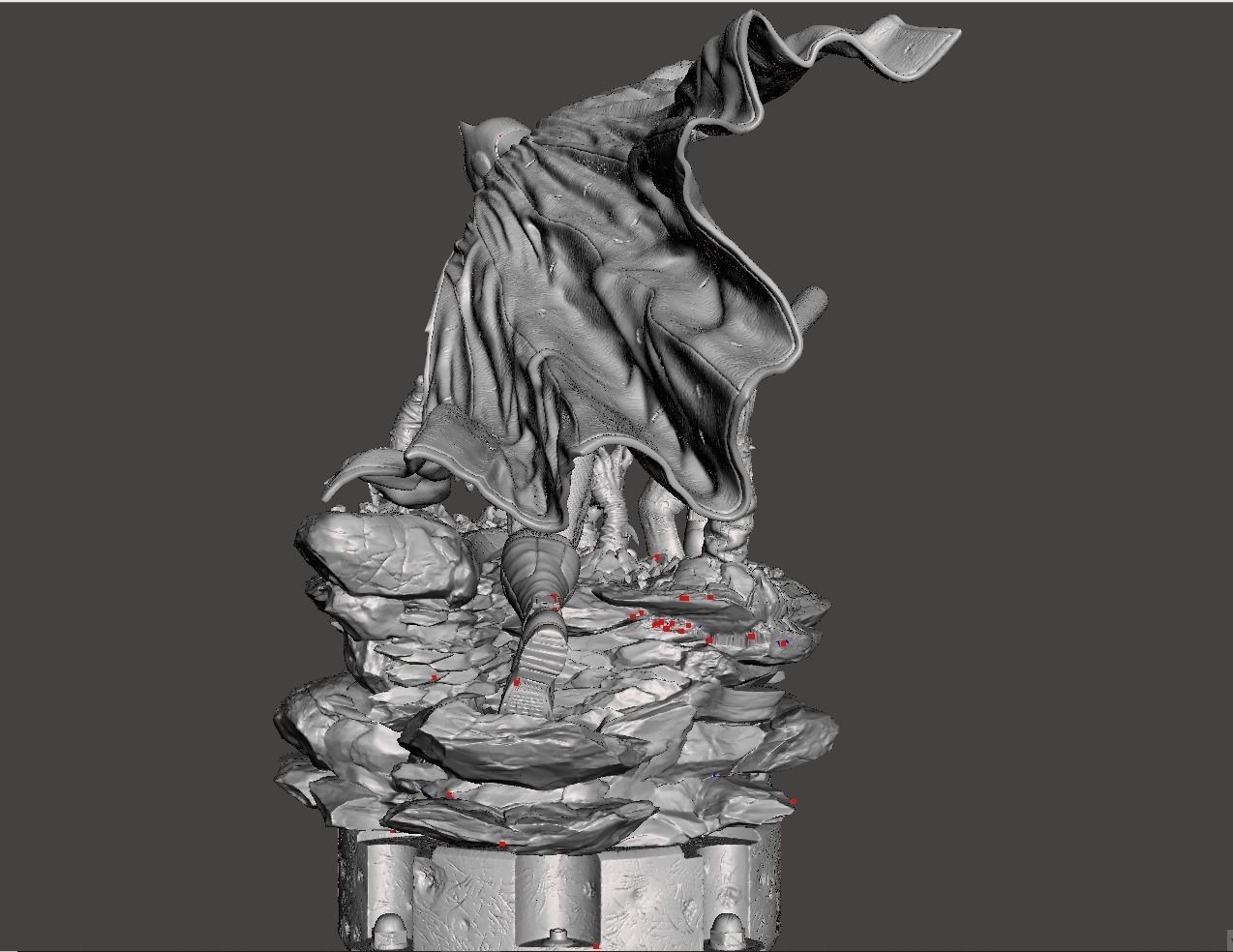 batman 3d model fight for 3d printing  3D print model_4