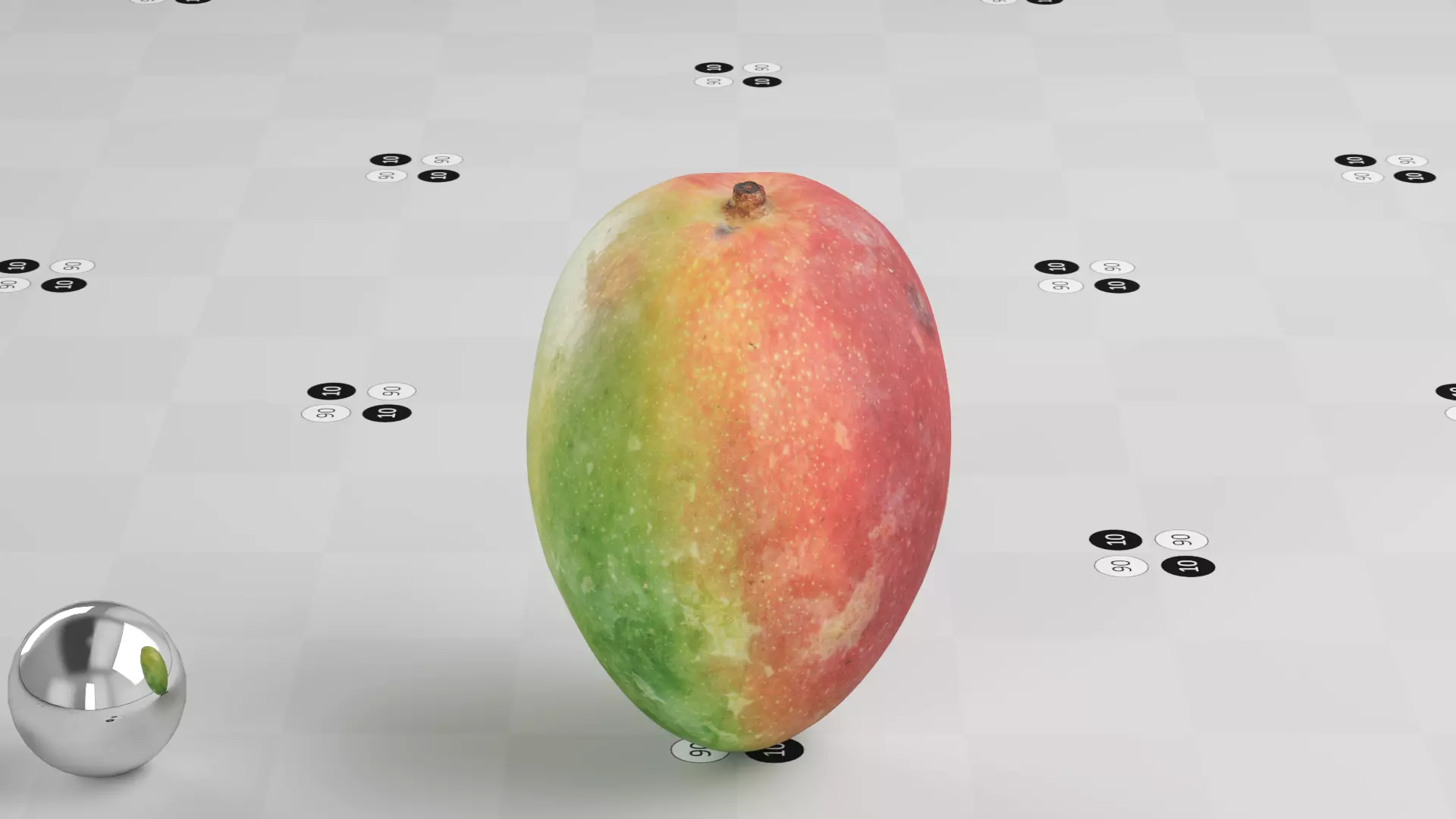 Mango - Photogrammetry Scan Low-poly 3D model