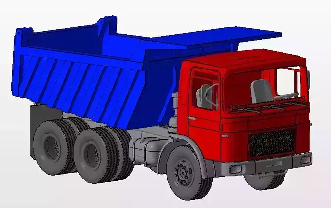 Dump Truck Roman Iraq tipper 3D print model
