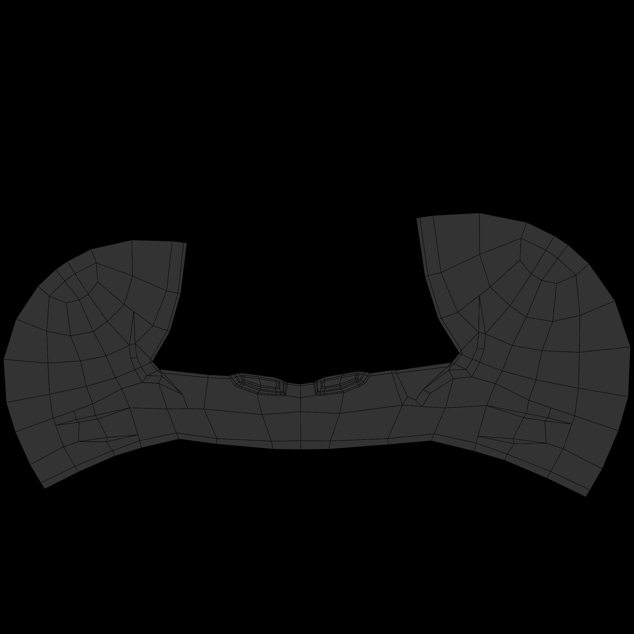 F1 Helmet Low-poly 3D model_12