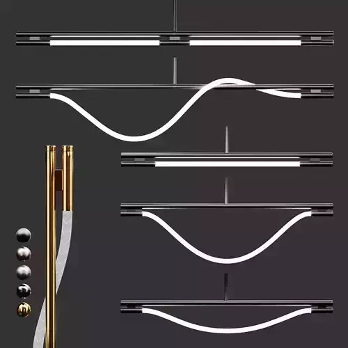 6 Luke Pendant Lamps -Surrey-Artemis Rod Suspension