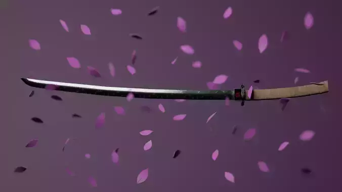Katana Game Ready Model