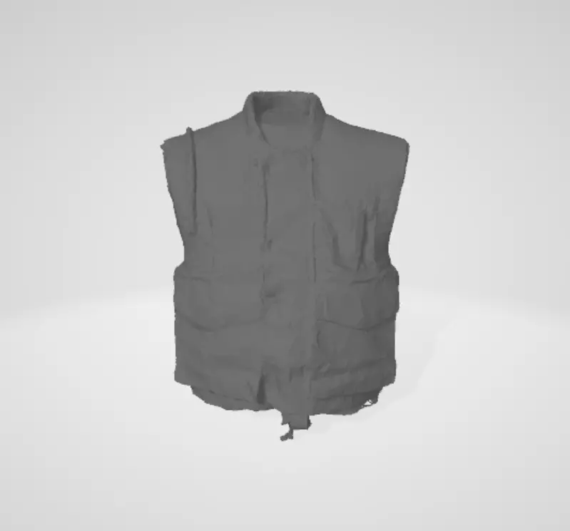 Vietnam War USMC M1955 Flak Vest  3D print model_0