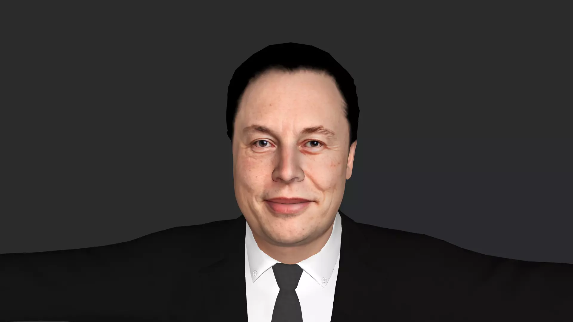 Elon Musk V2 Hyper Realistic Full Body Fully Rigged 3D Character 3D model_0