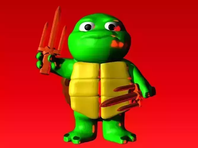 RAFAEL TURTLE MUTANT TEENAGE TORTUGA BUST NINJA RAPHAEL KID BABY