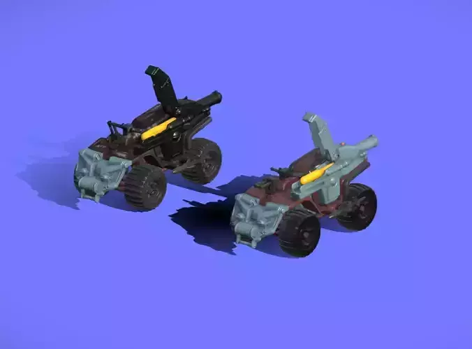 2009 GI-JOE ATV-FERRET SCAN AND REDRAW - 3D SCAN -  3D print model