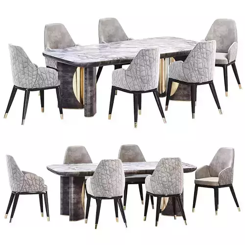 CHARISMA RECTANGULAR TABLE by Giorgio Collection