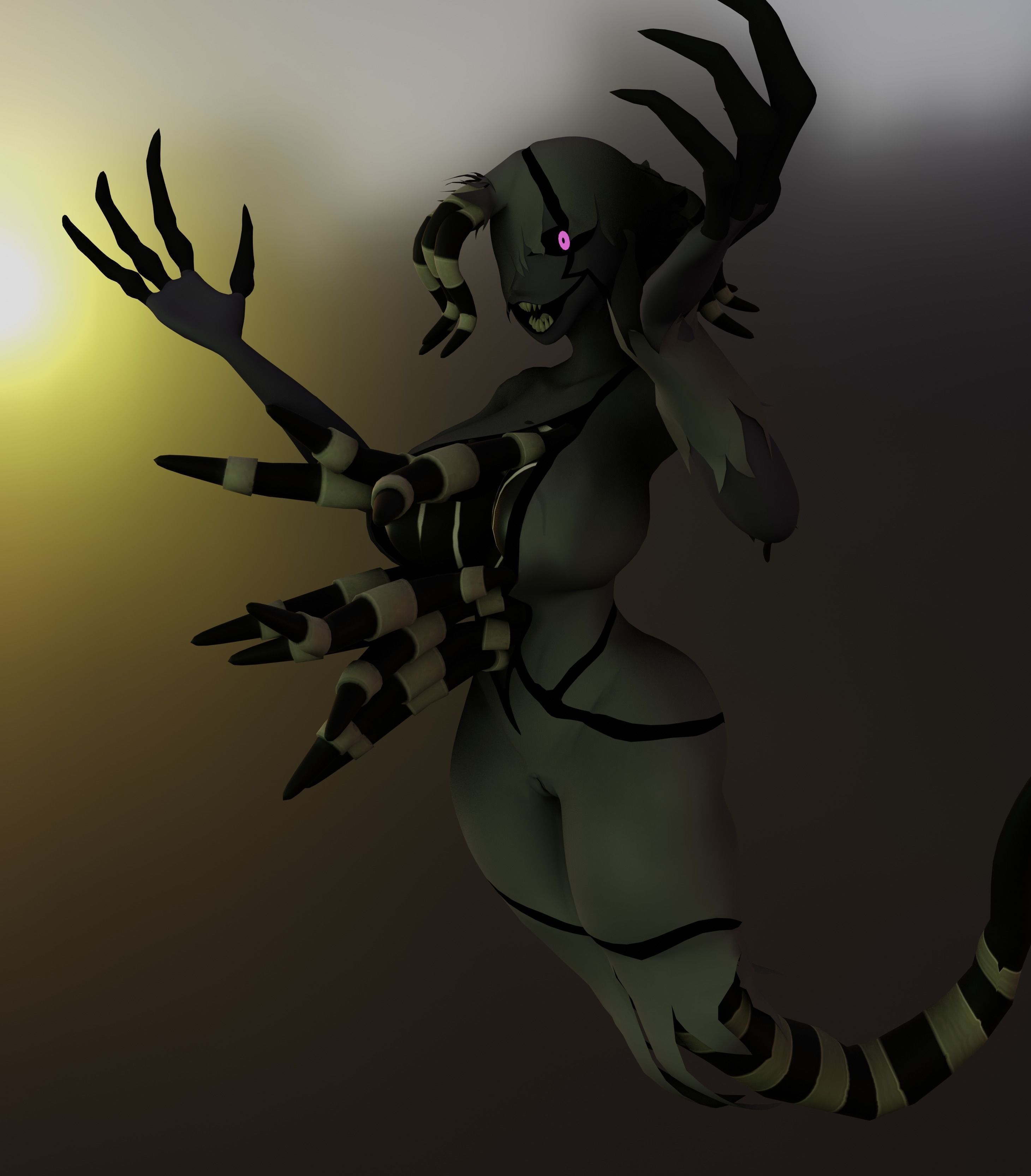 Ghostfreak Corrupted 3D model Gwen10 NSFW SFW 3D model_2