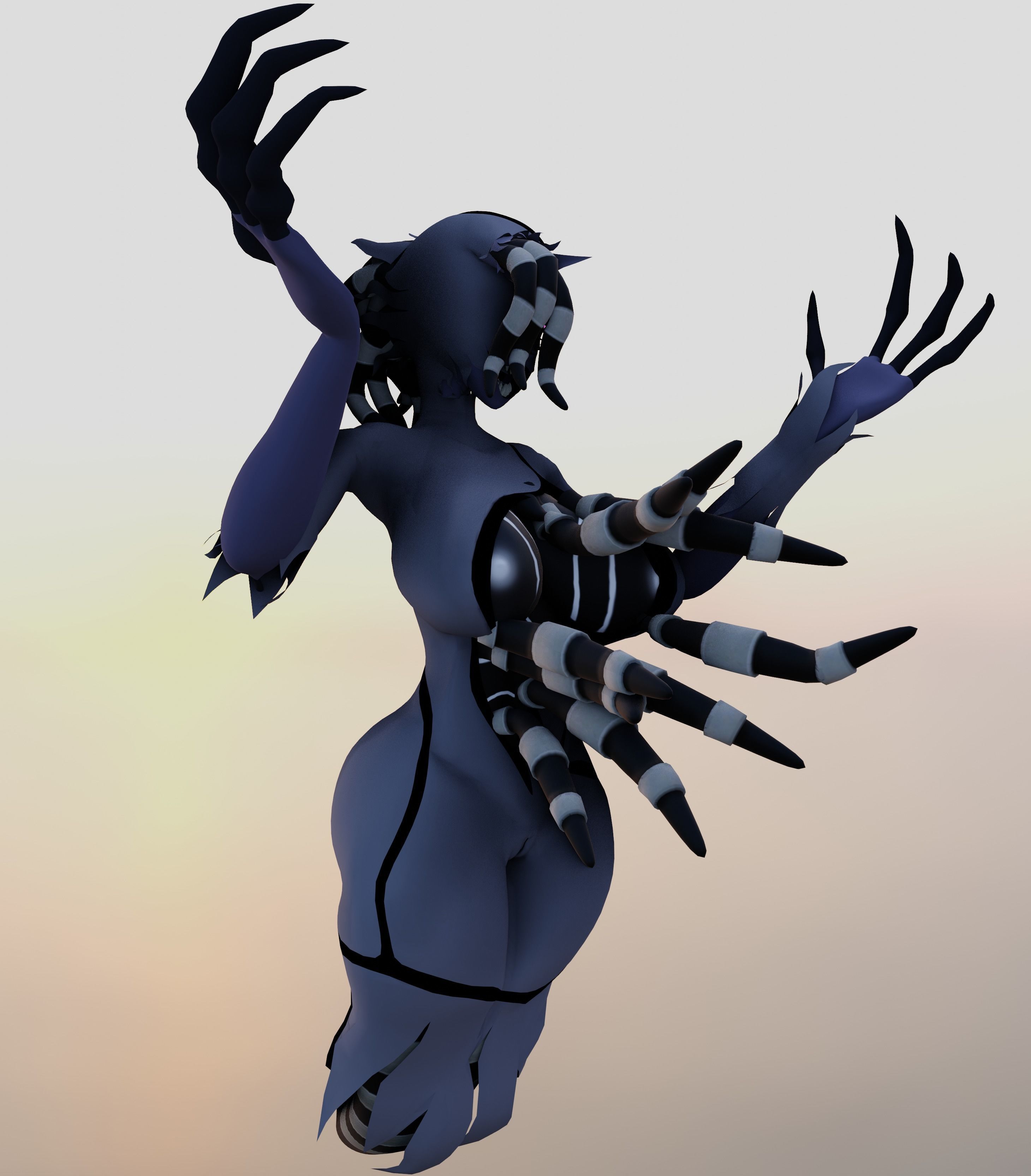 Ghostfreak Corrupted 3D model Gwen10 NSFW SFW 3D model_3