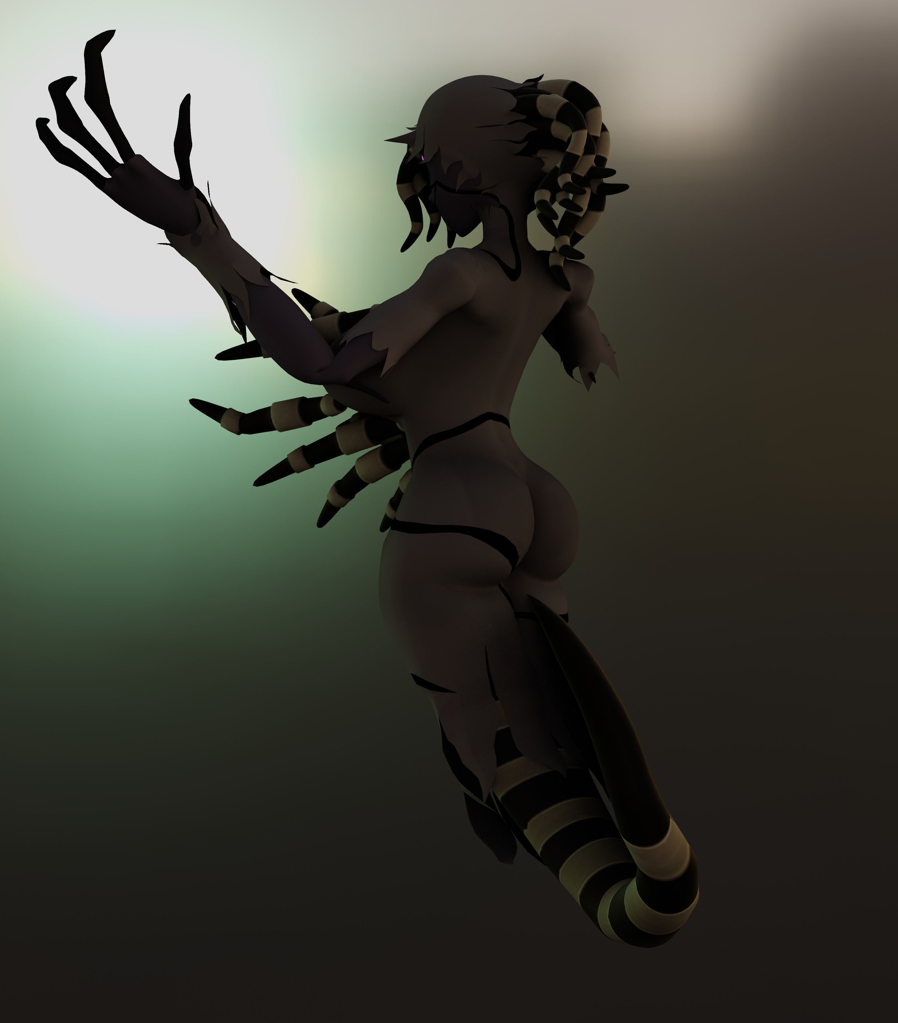 Ghostfreak Corrupted 3D model Gwen10 NSFW SFW 3D model_9