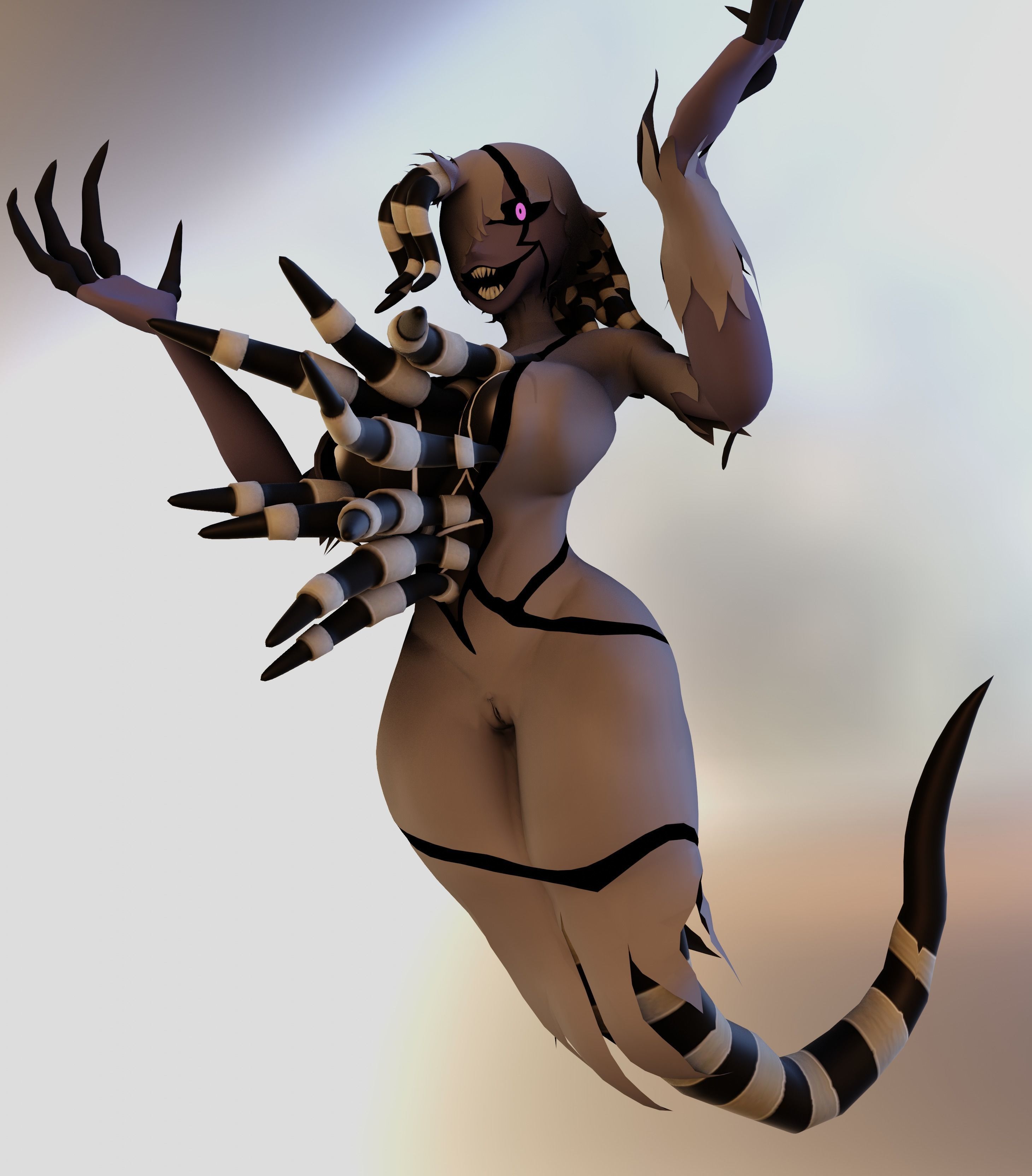 Ghostfreak Corrupted 3D model Gwen10 NSFW SFW 3D model_10