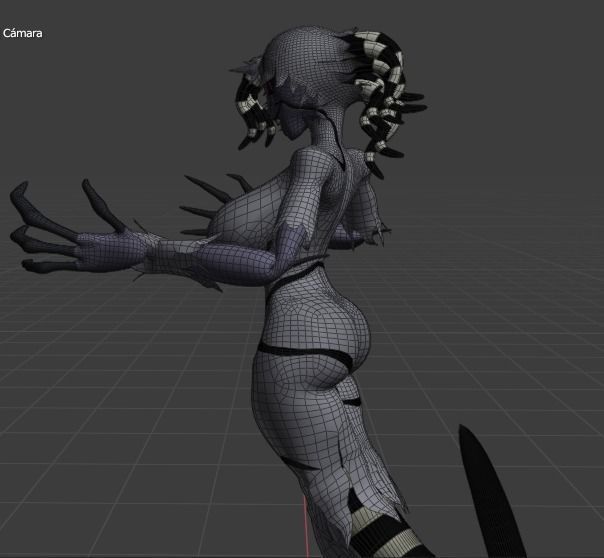 Ghostfreak Corrupted 3D model Gwen10 NSFW SFW 3D model_7