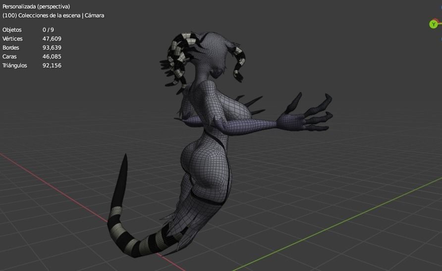 Ghostfreak Corrupted 3D model Gwen10 NSFW SFW 3D model_6