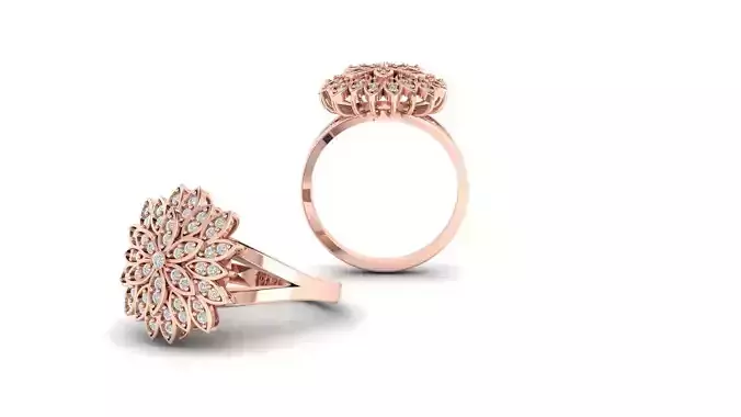 Marquise Gemstone Ring Diamond 