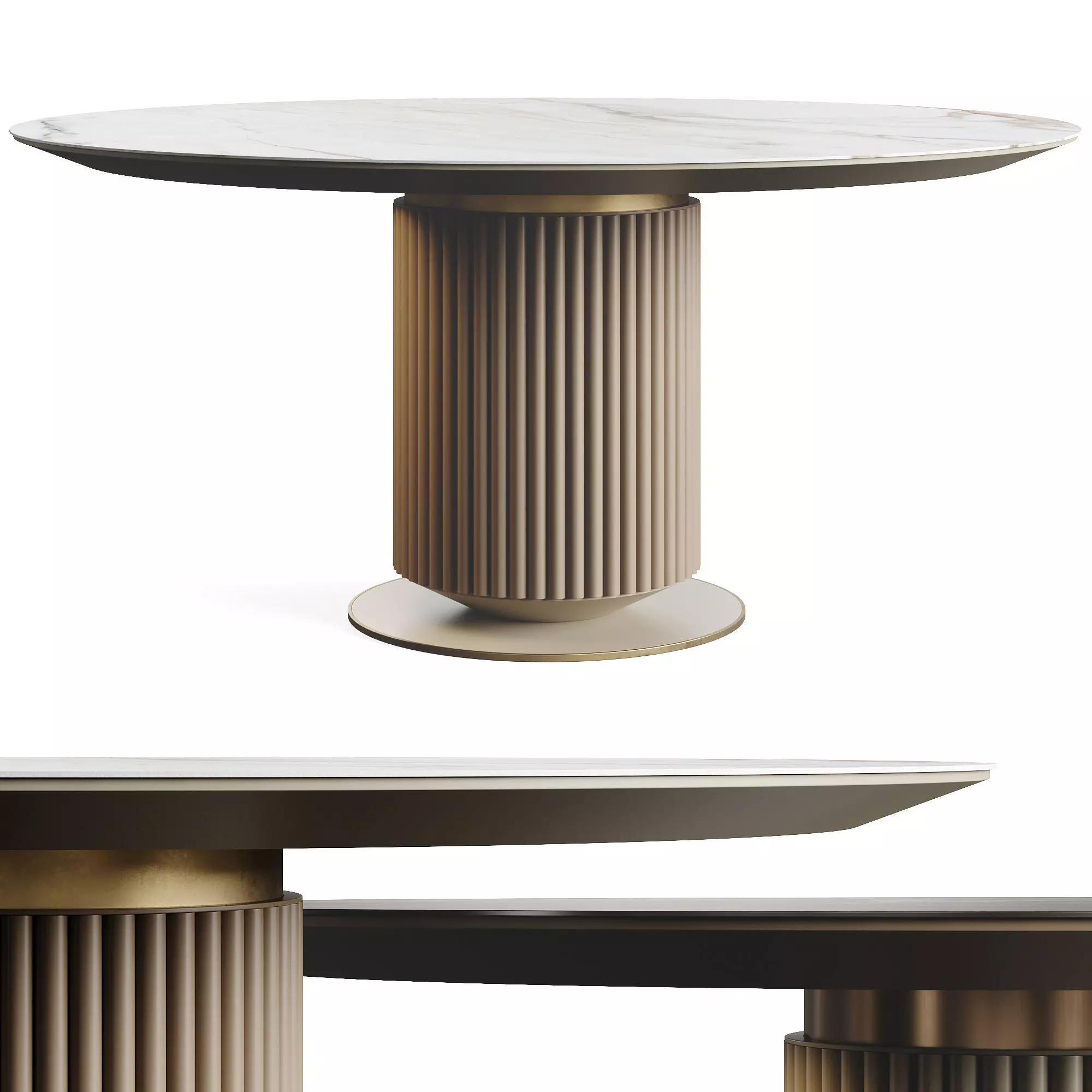 Ana Roque Noah Dining Table 3D model_0