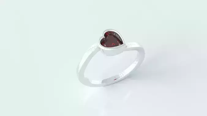 Anillo de corazon- Heart Ring